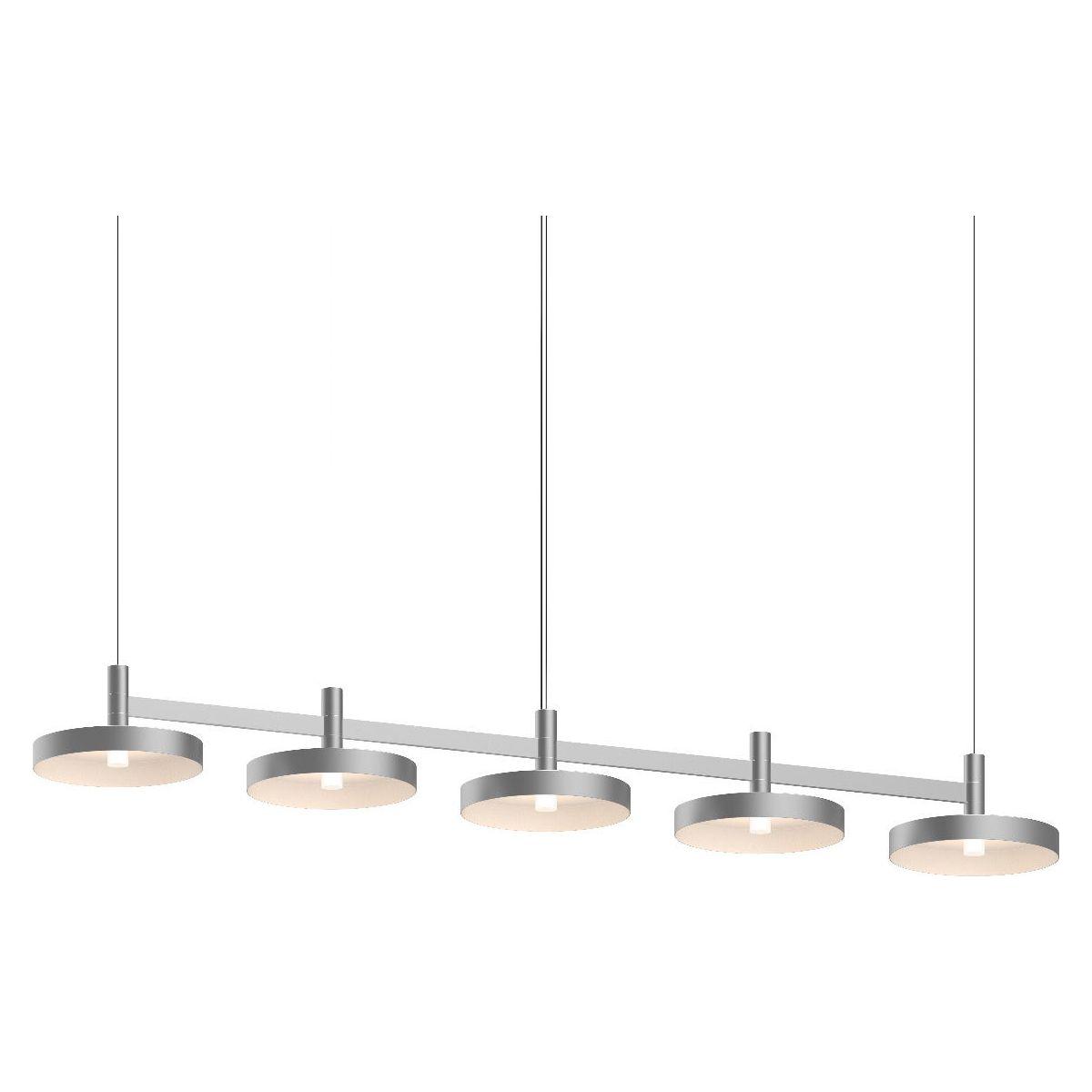 Systema Staccato 5-Light Linear Pendant with Pan Shades