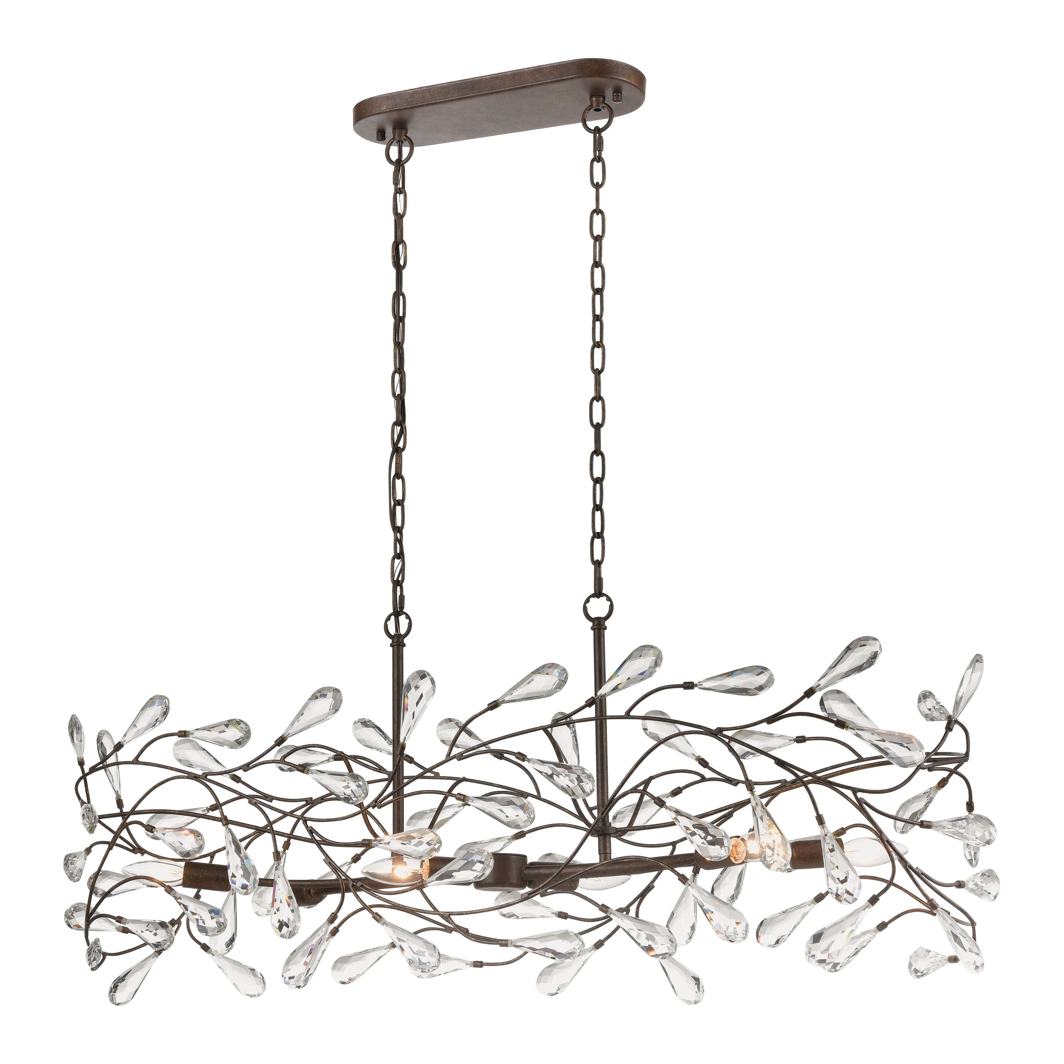 Crislett 43" Wide 6-Light Linear Chandelier