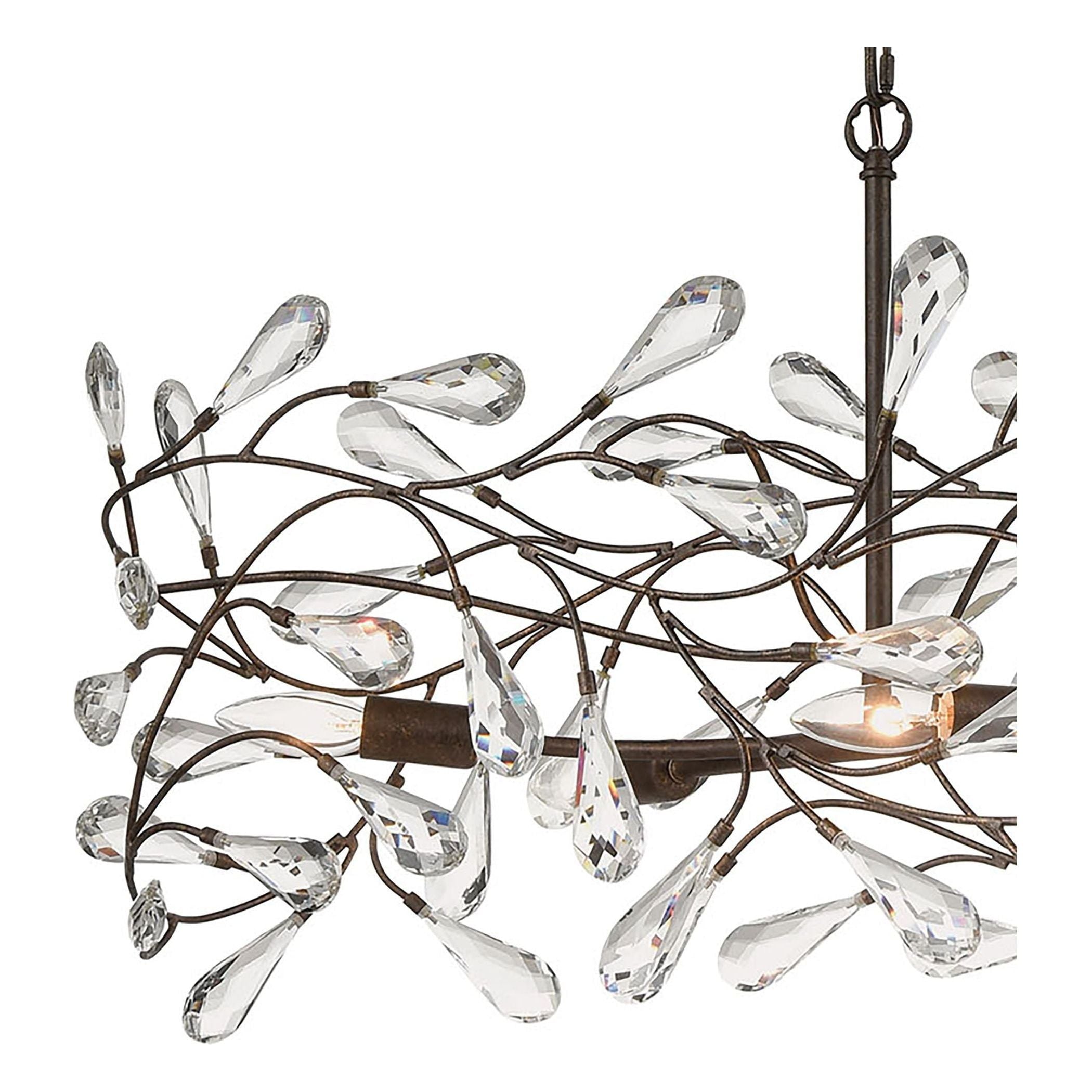 Crislett 43" Wide 6-Light Linear Chandelier