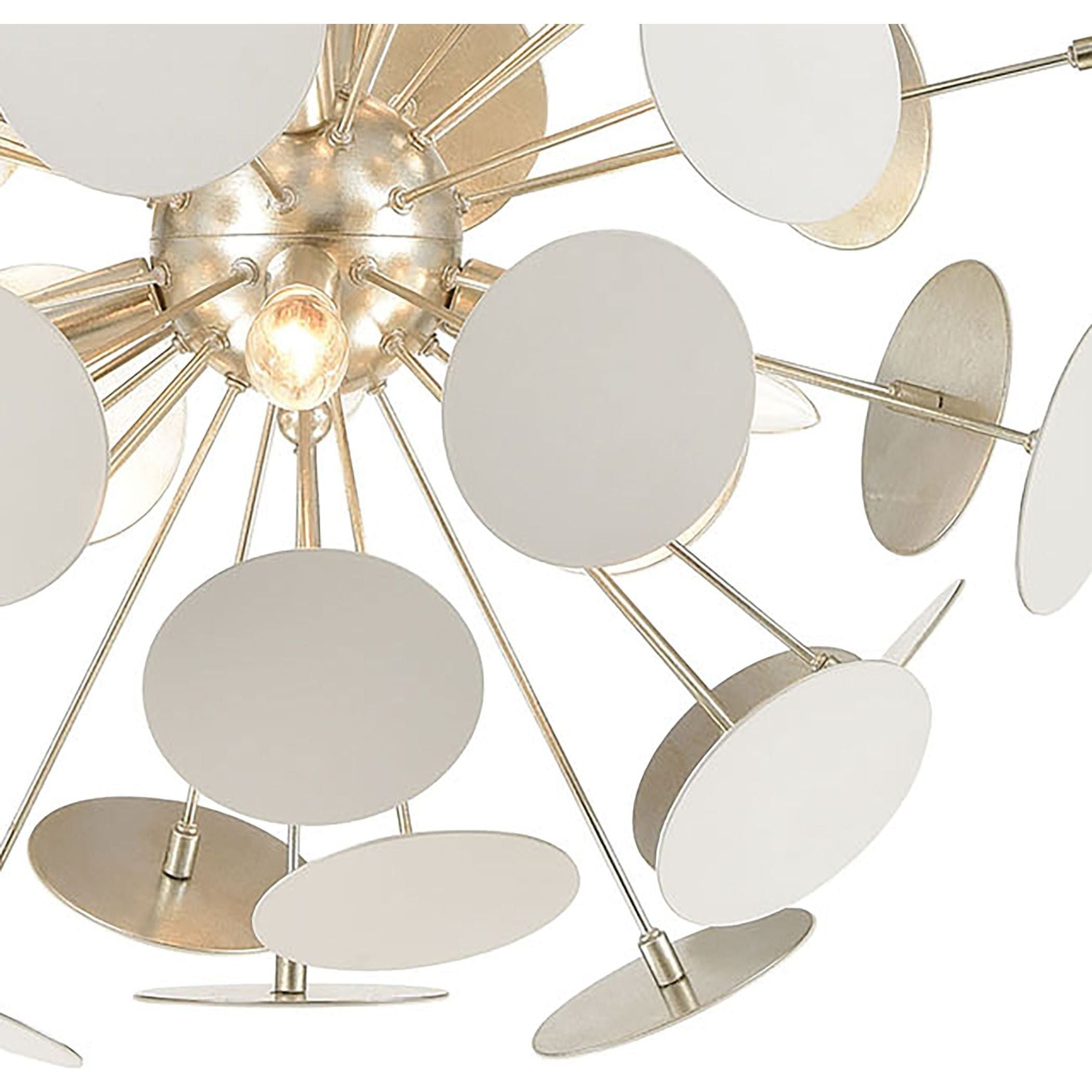 Modish 21" Wide 6-Light Chandelier