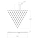 Constellation Galaxy Matrix Vertical LED Pendant