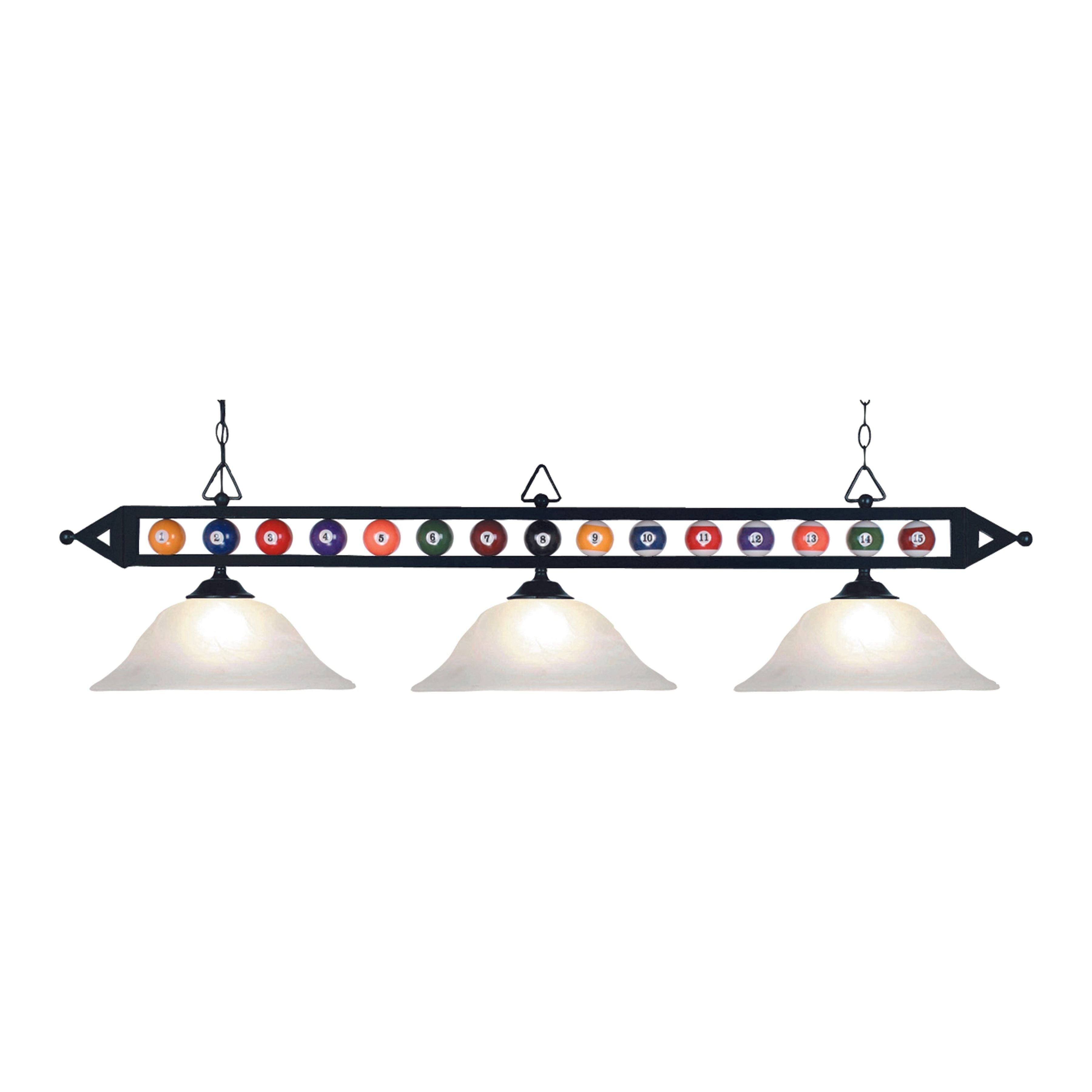 Designer Classics 58" Wide 3-Light Linear Chandelier