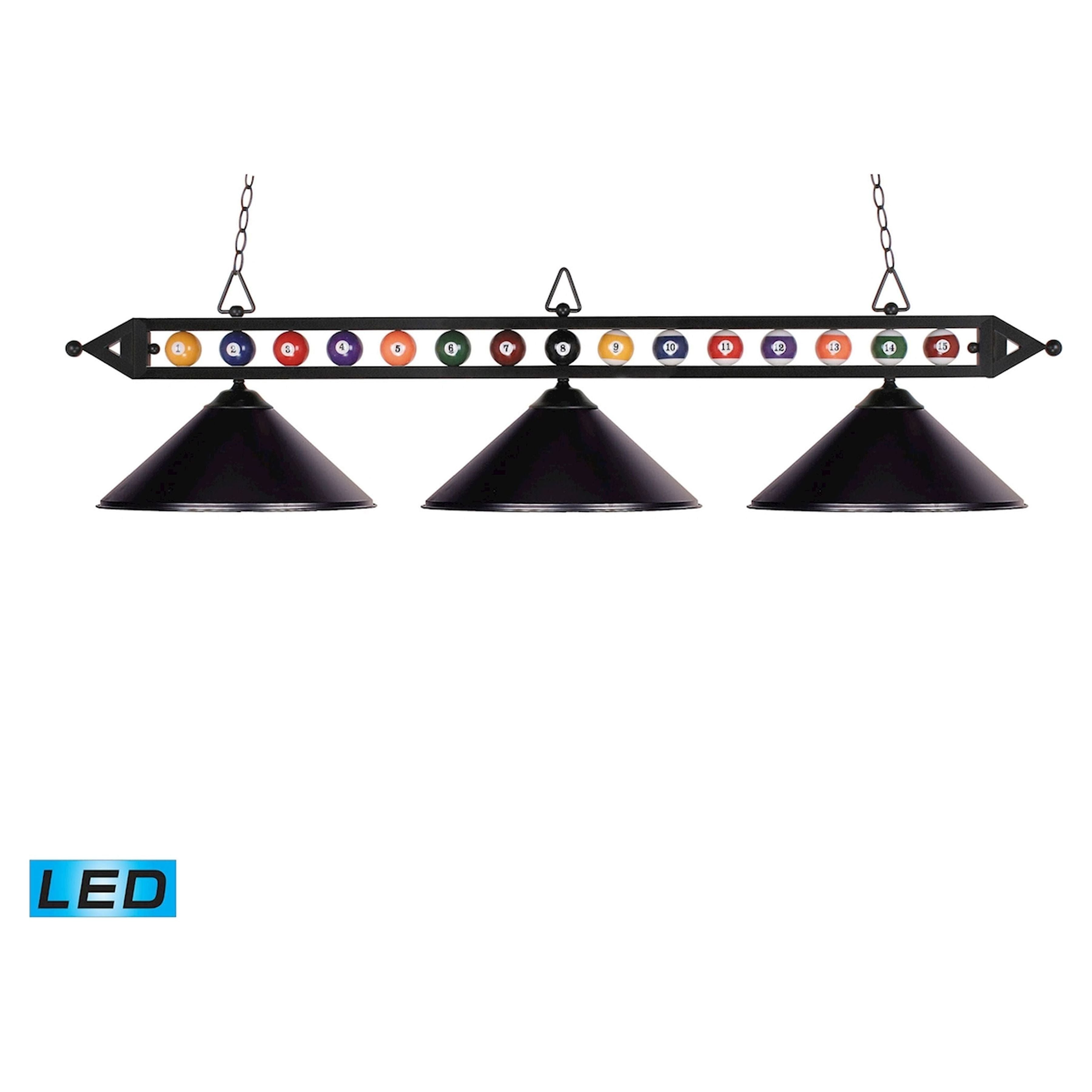 Designer Classics 58" Wide 3-Light Linear Chandelier