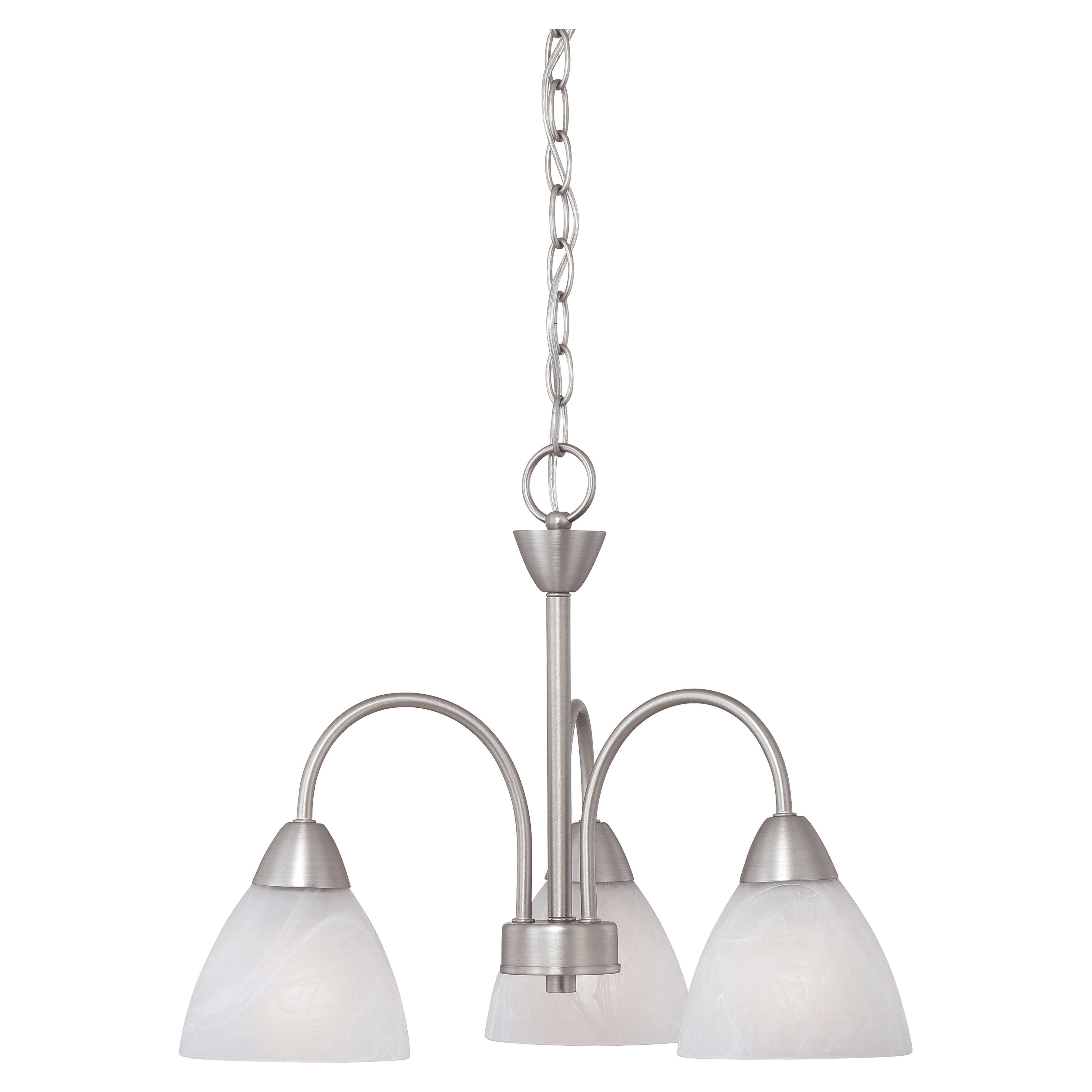 Tia 17.75" Wide 3-Light Chandelier