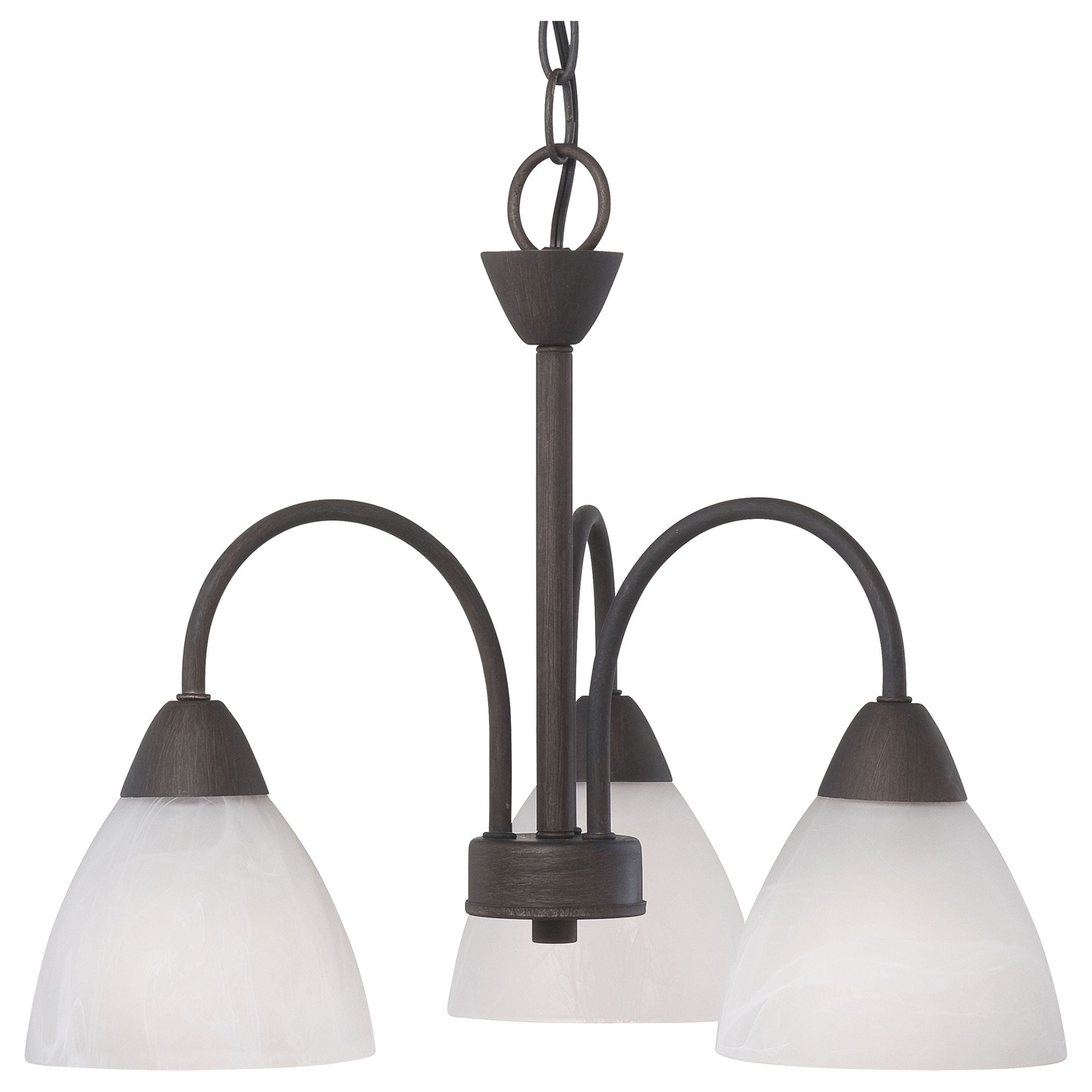 Tia 17.75" Wide 3-Light Chandelier