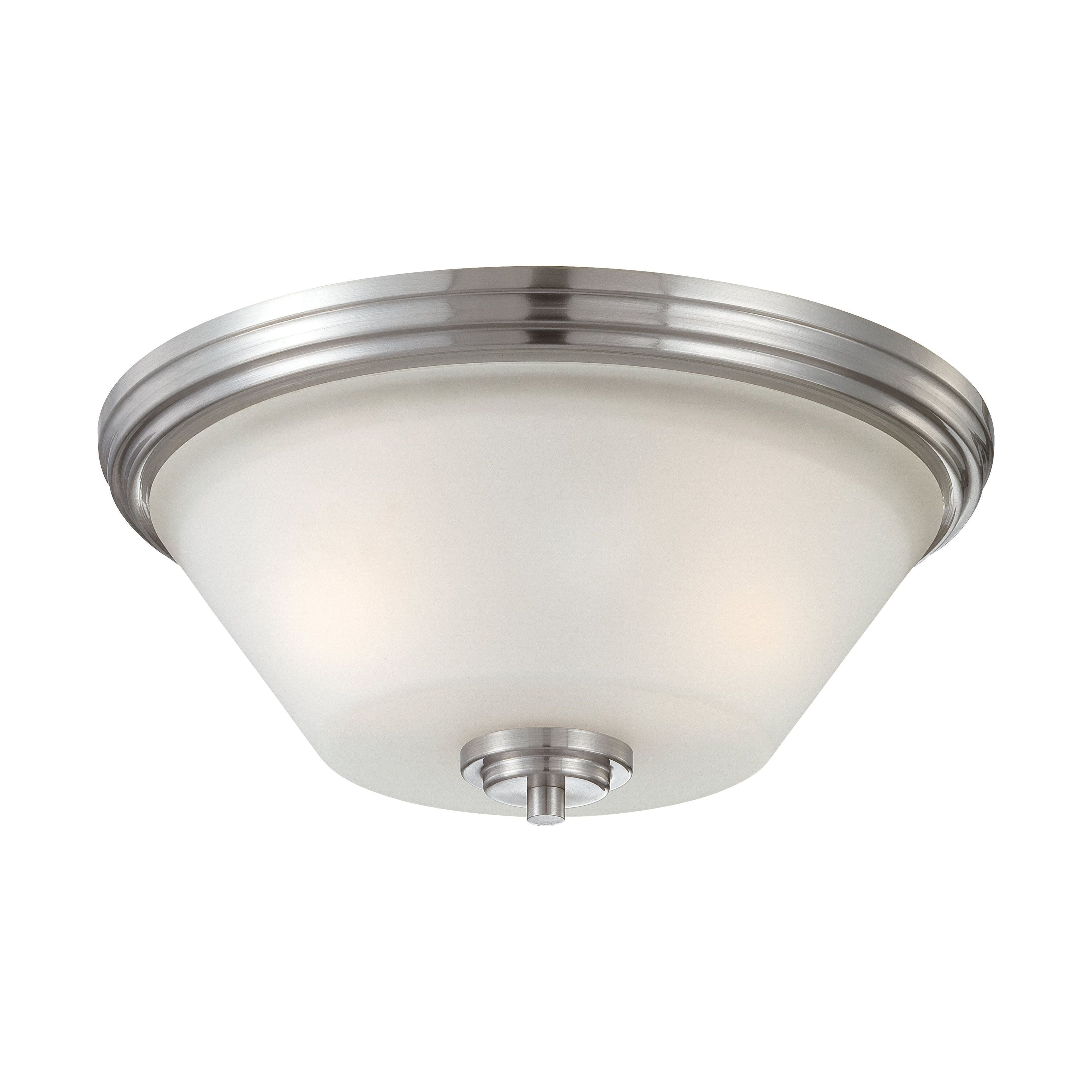 Pittman 14" Wide 2-Light Flush Mount