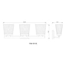 Z-Lite - Astor 3-Light Vanity Light - Lights Canada