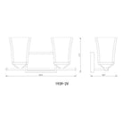 Z-Lite - Darcy 2-Light Vanity Light - Lights Canada