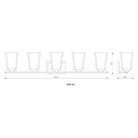 Z-Lite - Darcy 5-Light Vanity Light - Lights Canada