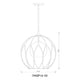Z-Lite - Elle 1-Light Pendant - Lights Canada