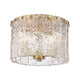 Glacier 3-Light Flush Mount