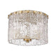 Glacier 3-Light Flush Mount