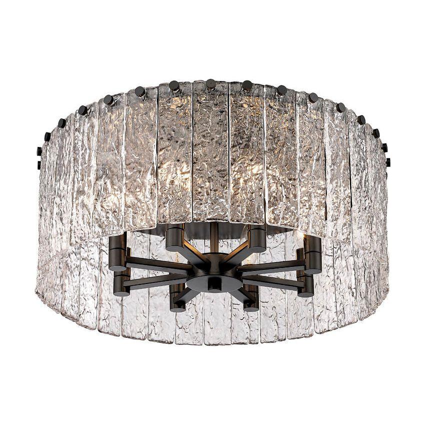 Glacier 8-Light Flush Mount