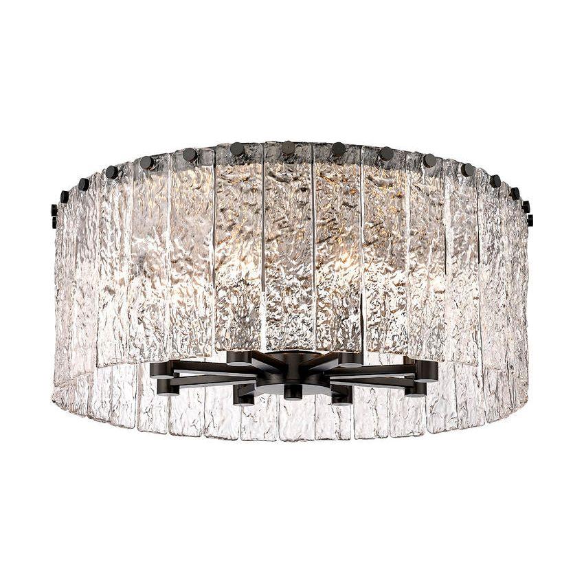 Glacier 8-Light Flush Mount