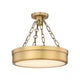Anders 1-Light Semi Flush