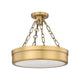 Anders 1-Light Semi Flush