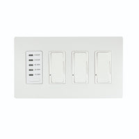3 Dimmer and 1 Timer Screwless Plate and Box