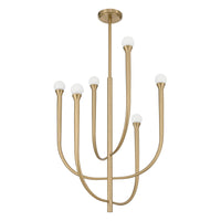 Dahlia 23" 6-Light Chandelier