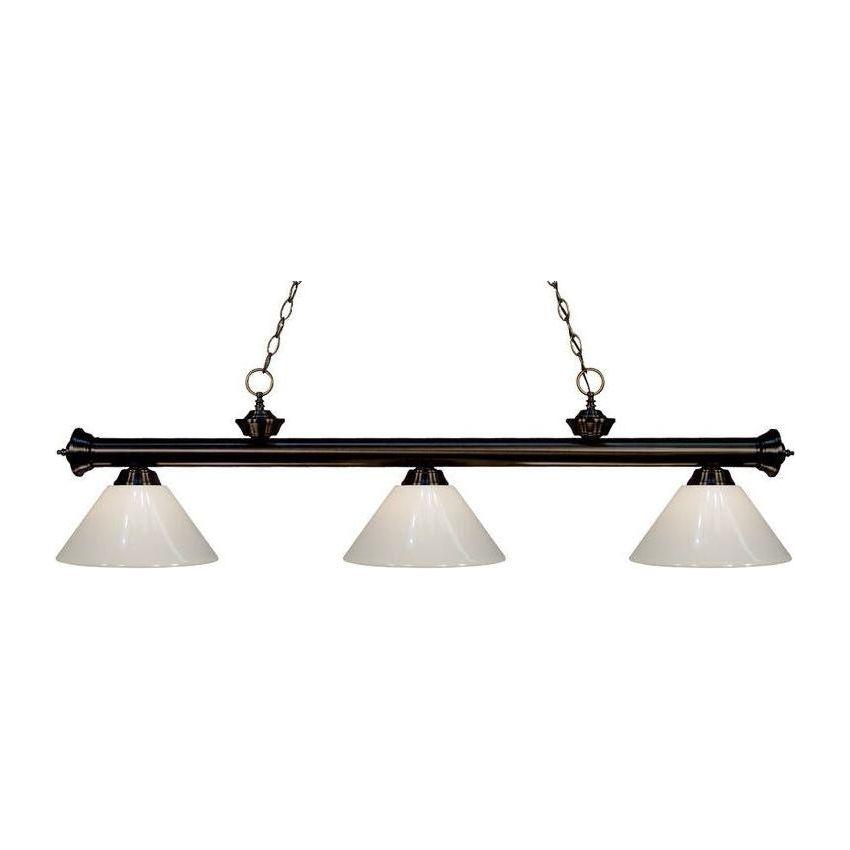 Riviera 3-Light Billiard Light