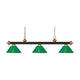 Riviera 3-Light Billiard Light