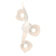 Mika 3-Light Large Sconce/Semi-Flush