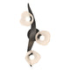 Mika 3-Light Large Sconce/Semi-Flush