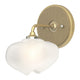 Ume 1-Light Curved Arm Bath Sconce