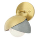 Brooklyn 1-Light Double Shade Bath Sconce