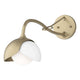 Brooklyn 1-Light Double Shade Long-Arm Sconce