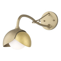 Brooklyn 1-Light Double Shade Long-Arm Sconce