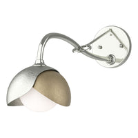 Brooklyn 1-Light Double Shade Long-Arm Sconce