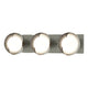 Brooklyn 3-Light Straight Double Shade Bath Sconce