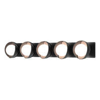 Brooklyn 5-Light Straight Double Shade Bath Sconce