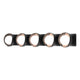 Brooklyn 5-Light Straight Double Shade Bath Sconce