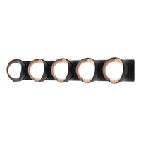Brooklyn 5-Light Straight Double Shade Bath Sconce