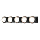 Brooklyn 5-Light Straight Double Shade Bath Sconce