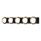 Brooklyn 5-Light Straight Double Shade Bath Sconce