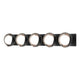 Brooklyn 5-Light Straight Double Shade Bath Sconce