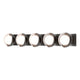 Brooklyn 5-Light Straight Double Shade Bath Sconce
