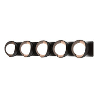 Brooklyn 5-Light Straight Double Shade Bath Sconce
