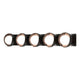 Brooklyn 5-Light Straight Double Shade Bath Sconce