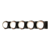 Brooklyn 5-Light Straight Double Shade Bath Sconce