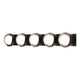 Brooklyn 5-Light Straight Double Shade Bath Sconce