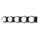 Brooklyn 5-Light Straight Double Shade Bath Sconce