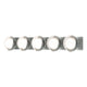 Brooklyn 5-Light Straight Double Shade Bath Sconce