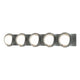 Brooklyn 5-Light Straight Double Shade Bath Sconce