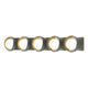 Brooklyn 5-Light Straight Double Shade Bath Sconce