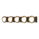 Brooklyn 5-Light Straight Double Shade Bath Sconce