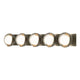 Brooklyn 5-Light Straight Double Shade Bath Sconce