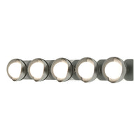 Brooklyn 5-Light Straight Double Shade Bath Sconce